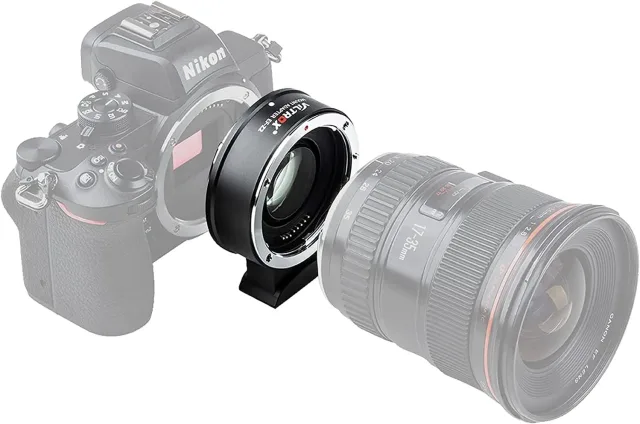 VILTROX EF-Z2 Autofocus Speed Booster Adapter for Canon EF/EF-S Lenses to Nikon Z-Mount Cameras(Crop)