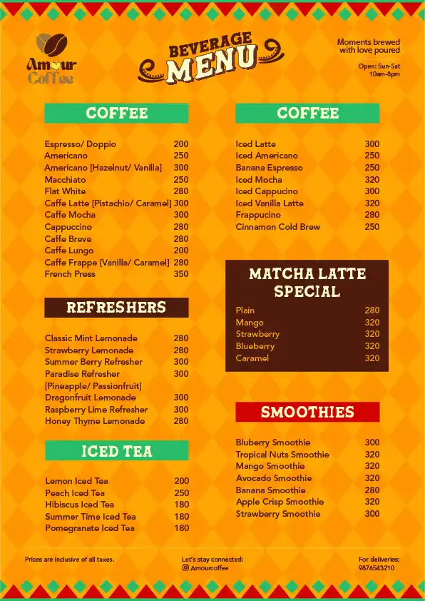 Menu Design