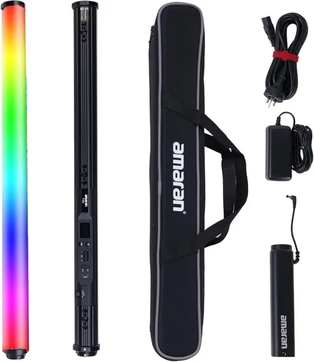 Aputure Amaran T2C 20W RGBWW LED Tube Light,APP/DMX Control